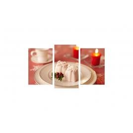 Tablou multicanvas 3 piese 150x90 cm, Food and Drinks model 33