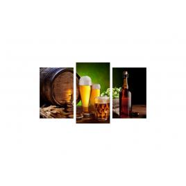 Tablou multicanvas 3 piese 150x90 cm, Food and Drinks model 35