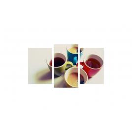 Tablou multicanvas 3 piese 150x90 cm, Food and Drinks model 36