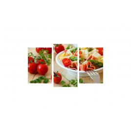 Tablou multicanvas 3 piese 150x90 cm, Food and Drinks model 56