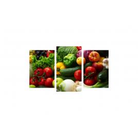 Tablou multicanvas 3 piese 150x90 cm, Food and Drinks model 57