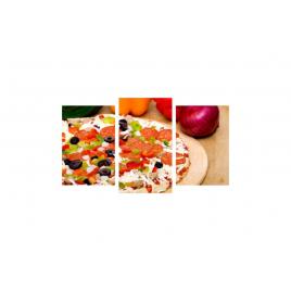 Tablou multicanvas 3 piese 150x90 cm, Food and Drinks model 60