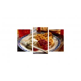Tablou multicanvas 3 piese 150x90 cm, Food and Drinks model 61