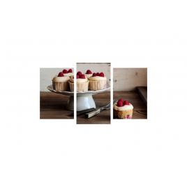 Tablou multicanvas 3 piese 150x90 cm, Food and Drinks model 63