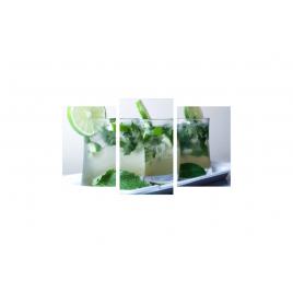 Tablou multicanvas 3 piese 150x90 cm, Food and Drinks model 69
