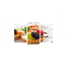 Tablou multicanvas 3 piese 150x90 cm, Food and Drinks model 91