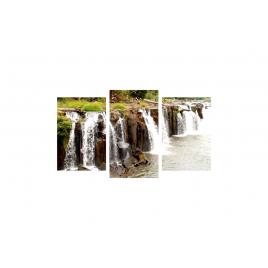 Tablou multicanvas 3 piese 150x90 cm, model Cascada 10