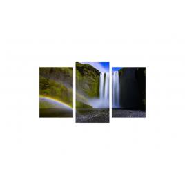 Tablou multicanvas 3 piese 150x90 cm, model Cascada 12