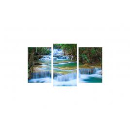 Tablou multicanvas 3 piese 150x90 cm, model Cascada 15