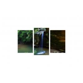 Tablou multicanvas 3 piese 150x90 cm, model Cascada 22