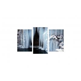 Tablou multicanvas 3 piese 150x90 cm, model Cascada 25