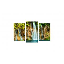 Tablou multicanvas 3 piese 150x90 cm, model Cascada 6