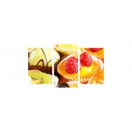 Tablou multicanvas 3 piese 150x90 cm, Food and Drinks model 137