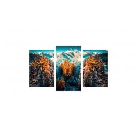 Tablou multicanvas 3 piese 150x90 cm, Natura model 3