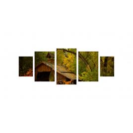 Tablou multicanvas 5 piese 220x90 cm, Natura model 56