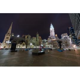 Fototapet autocolant PVC Primaria din Philadelphia, 180x240 cm
