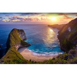 Fototapet autocolant PVC 85x125 cm Plaja din Indonezia
