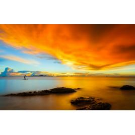 Fototapet autocolant PVC 80x125 cm Apus multicolor