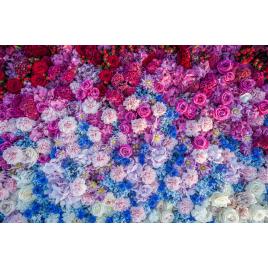 Fototapet autocolant PVC 80x125 cm Covorul de flori model 4