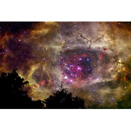 Fototapet autocolant PVC 80x125 cm Magia Universului model 3