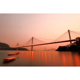 Fototapet autocolant PVC 70x120 cm Apus peste pod