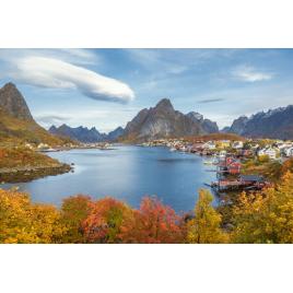 Fototapet autocolant PVC 70x120 cm Insula Lofoten
