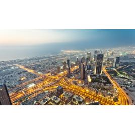 Fototapet autocolant PVC 70x120 cm Noapte urbana