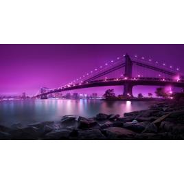 Fototapet autocolant PVC 70x120 cm Podul purpuriu