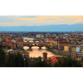 Fototapet autocolant PVC 70x120 cm Ponte Vecchio, Florence