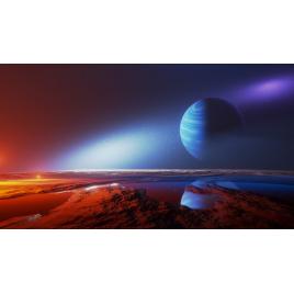 Fototapet autocolant PVC 70x120 cm Abstract Universe model 4