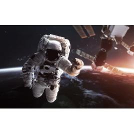 Fototapet autocolant PVC 70x120 cm Astronaut in spatiu model 2