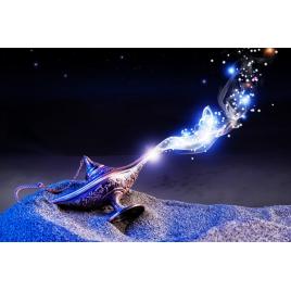 Fototapet autocolant PVC 70x120 cm Lampa Magica