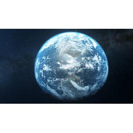Fototapet autocolant PVC 70x120 cm Planeta Pamant