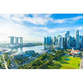 Fototapet autocolant PVC 70x120 cm Singapore City