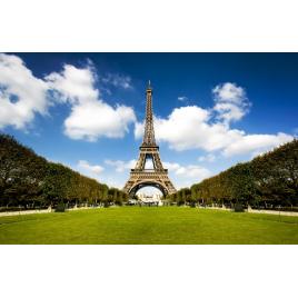 Fototapet autocolant PVC 70x120 cm Turnul Eiffel in amiaza mare