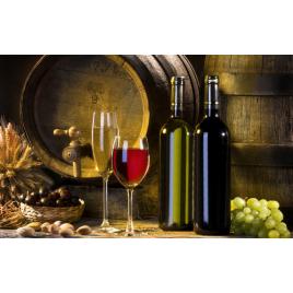 Fototapet autoadeziv 70x120 cm, Drinks and food model 126