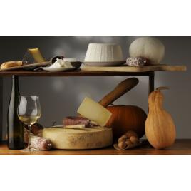 Fototapet autoadeziv 70x120 cm, Drinks and food model 216