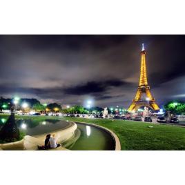 Fototapet autoadeziv Paris in noapte, 70x120 cm