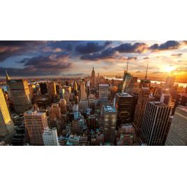 Fototapet autocolant PVC 75x100 cm Apus la New York