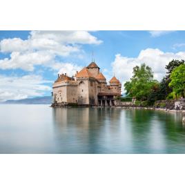 Fototapet autocolant PVC 75x100 cm Castel din Geneva