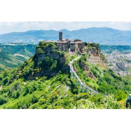 Fototapet autocolant PVC 75x100 cm Castelul munte din Italia