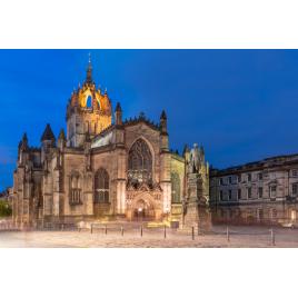 Fototapet autocolant PVC 75x100 cm Catedrala din Edinburgh