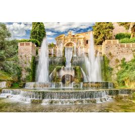 Fototapet autocolant PVC 75x100 cm Fantana lui Neptun