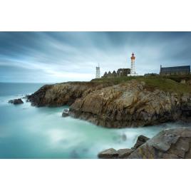Fototapet autocolant PVC 75x100 cm Farul de pe coasta franceza