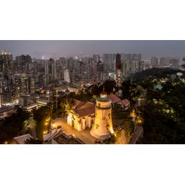 Fototapet autocolant PVC 75x100 cm Farul din Macau