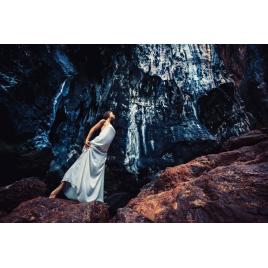 Fototapet autocolant PVC 75x100 cm Frumoasa printre stanci