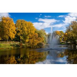 Fototapet autocolant PVC 75x100 cm Parc din Letonia