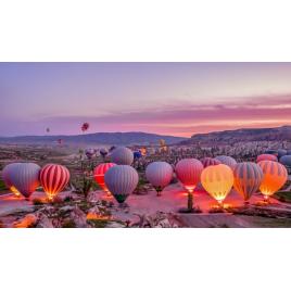 Fototapet autocolant PVC 75x100 cm Zbor printre munti