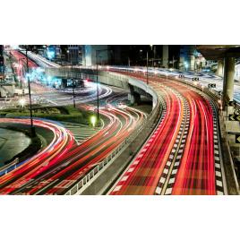 Fototapet autoadeziv Culorile traficului, 75x100 cm