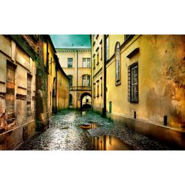 Fototapet autoadeziv O zi ploioasa, 75x100 cm
